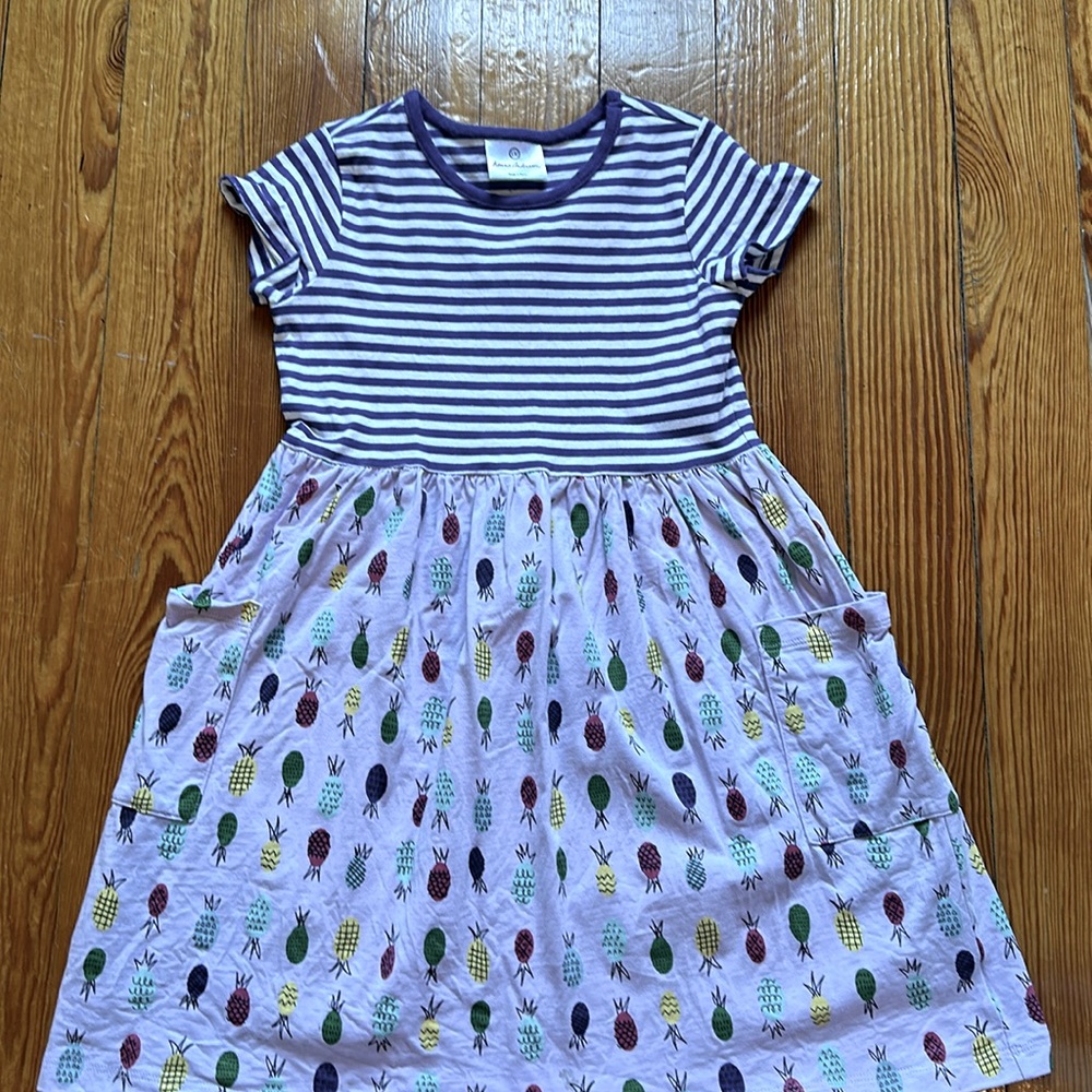 Hanna Andersson size 8 pineapple dress
